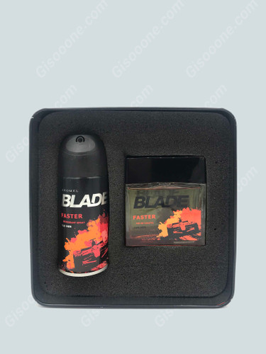 ست کادویی فستر مردانه دوتکه قوطی فلزی بلید