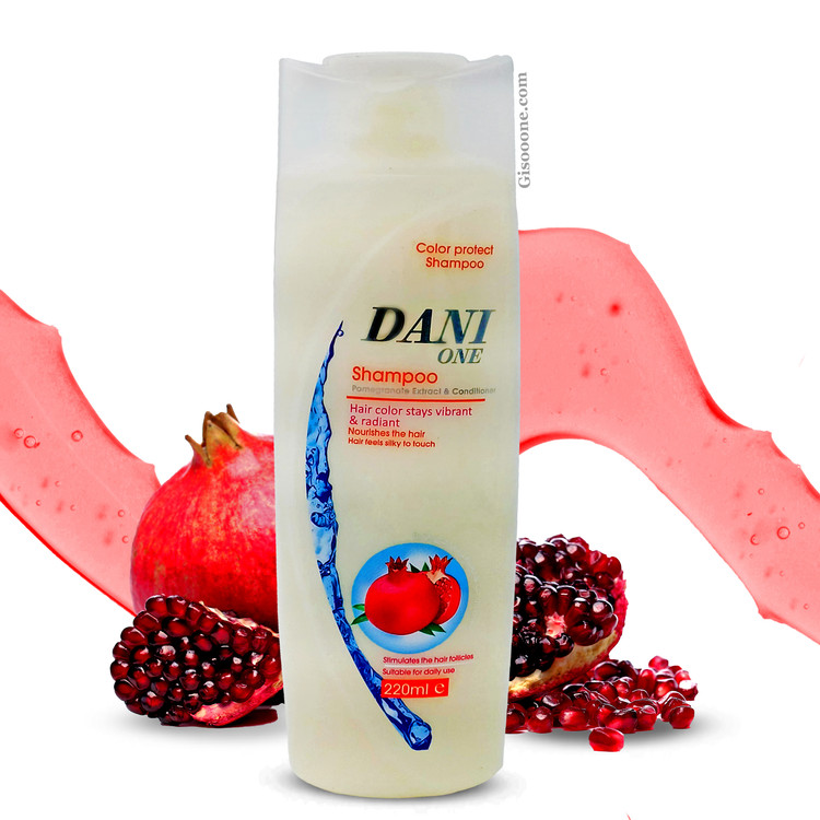 دنی وان شامپو 220میل انار تثبیت کننده رنگ مو