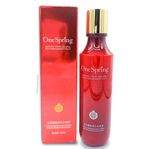 وان اسپرینگ امولسیون مرطوب کننده با عصاره انار قرمز 150 میلی لیتر