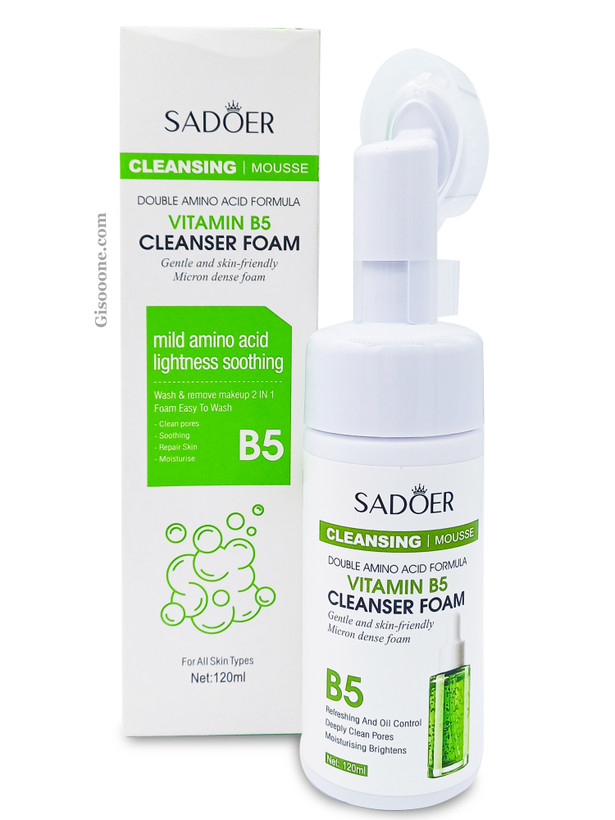 فوم شستشو صورت ضدچروک 120میل ویتامین ب 5 سادور