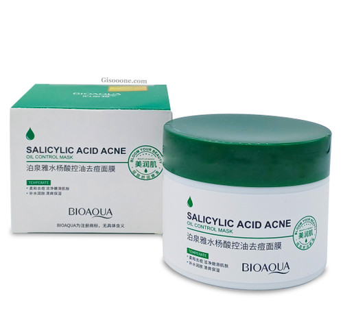 بیوآکوا ماسک کنترل چربی 120گرمی ضدآکنه سالیسیلیک اسید